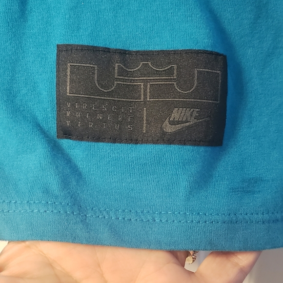 Nike Shirts Nike Tee Athletic Cut Teal In Color Size L Poshmark